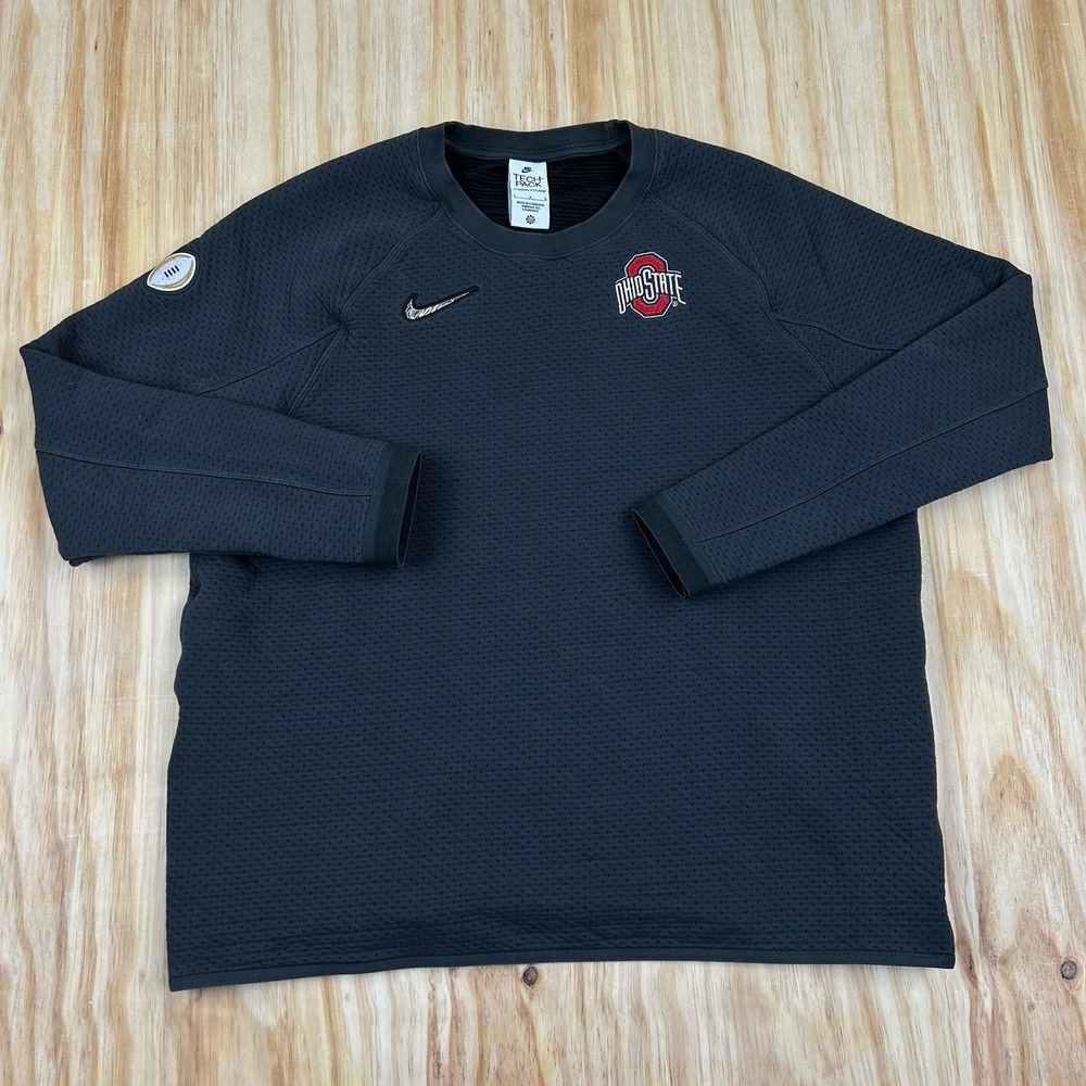 Nike Men's Ohio State OSU Tech Pack Therma-fit‎ Sweatshirt FQ5916-060 Size L